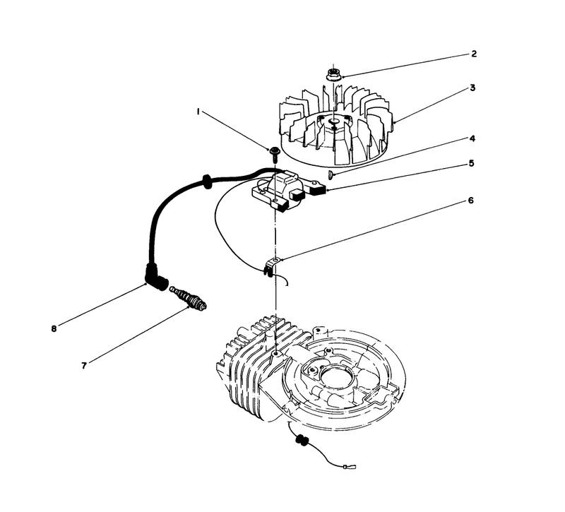 Flywheel and Magneto Assembly
