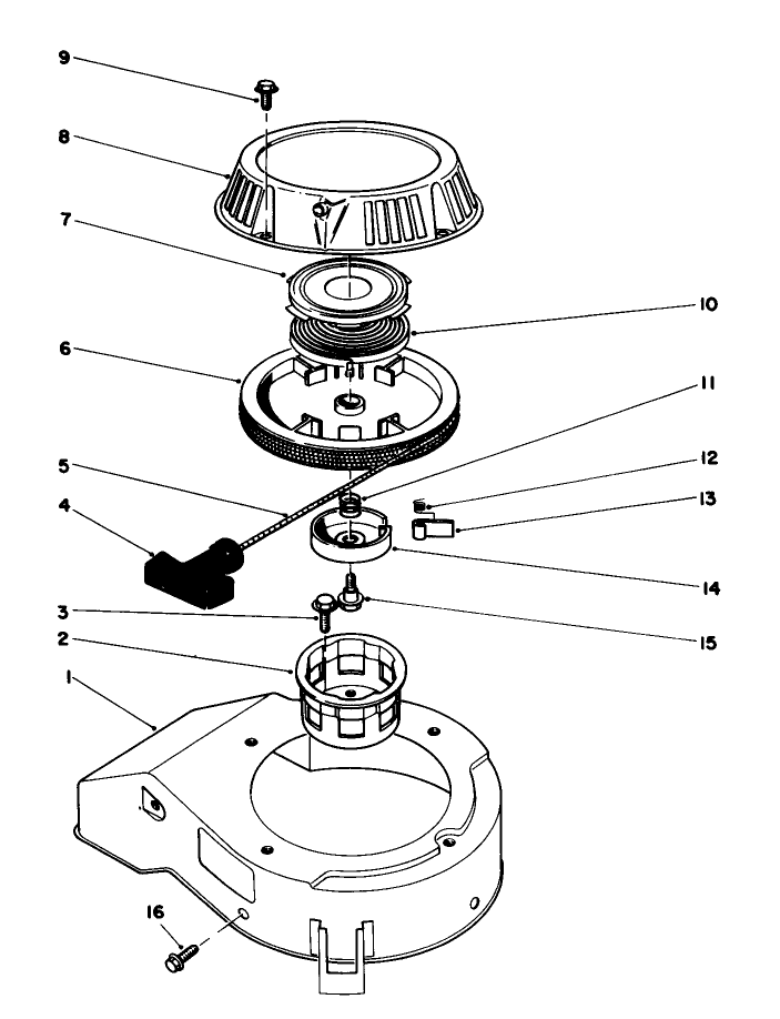 Recoil Assembly engine No 47pg6