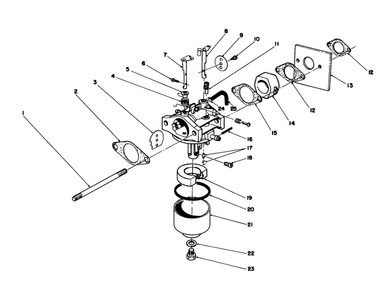 Carburetor Assembly model No 47ph7