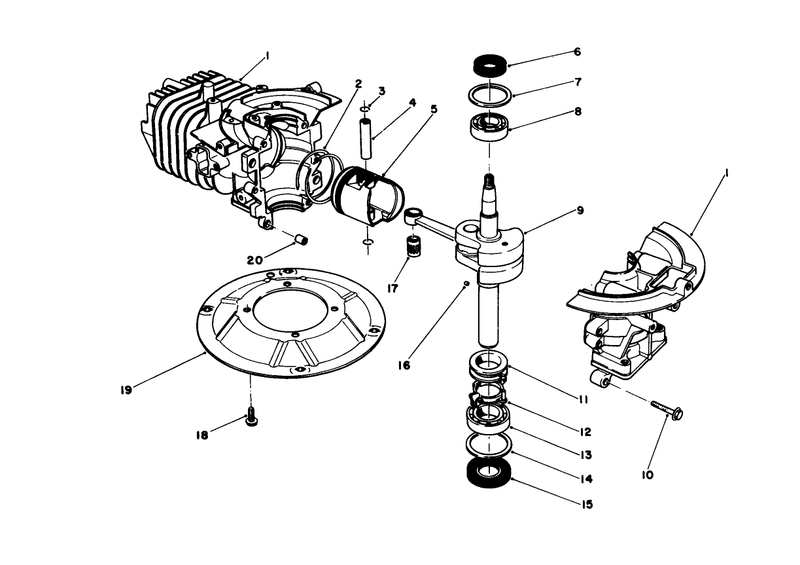 Crankshaft Assembly model No 47ph7