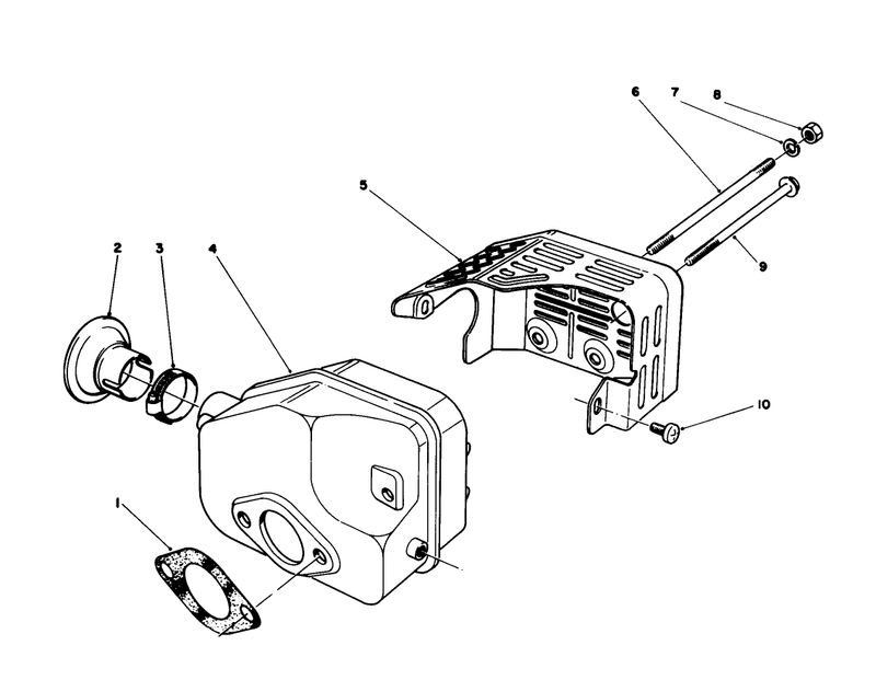 Muffler Assembly model No 47ph7