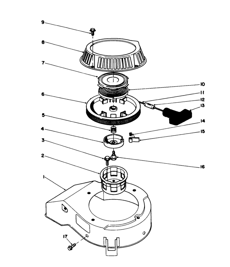 Recoil Assembly model No 47ph7