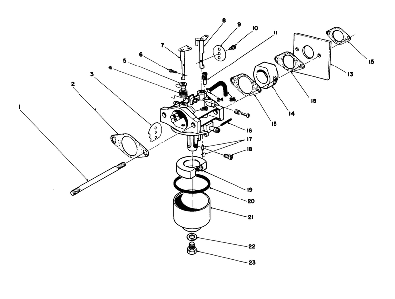 Carburetor Assembly model No 47pk9