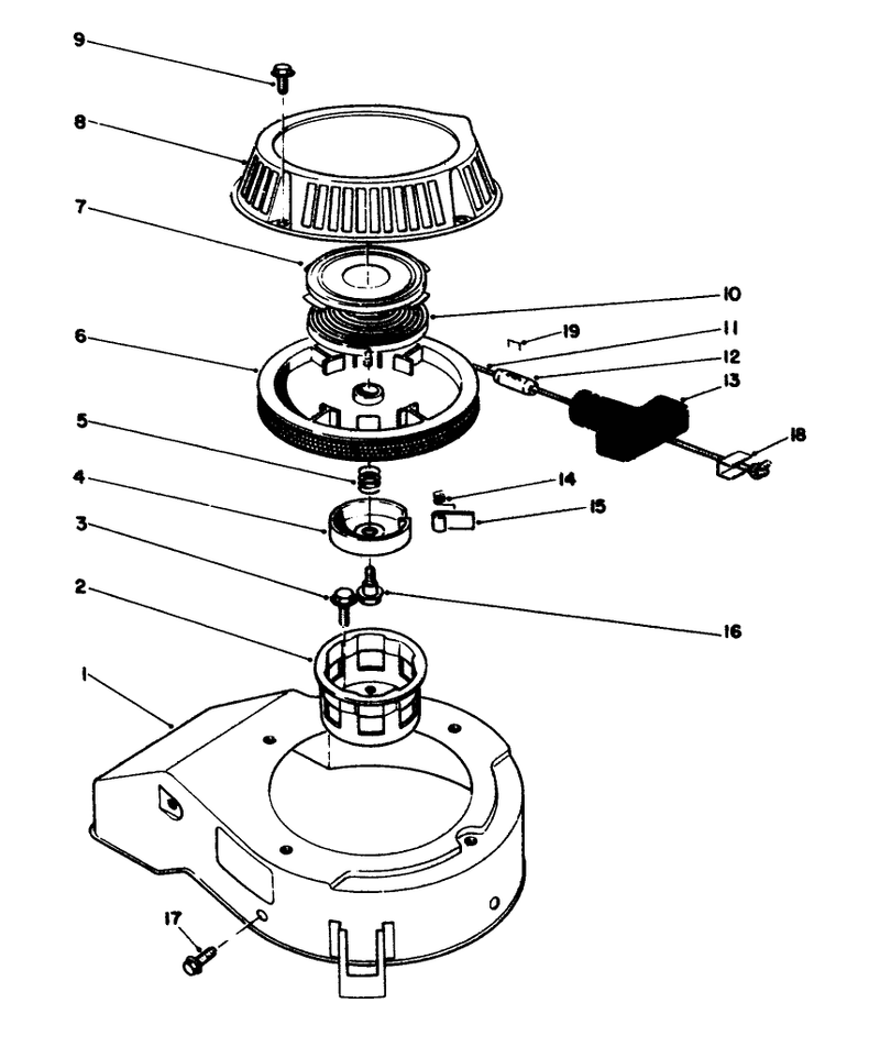 Recoil Assembly model No 47pk9
