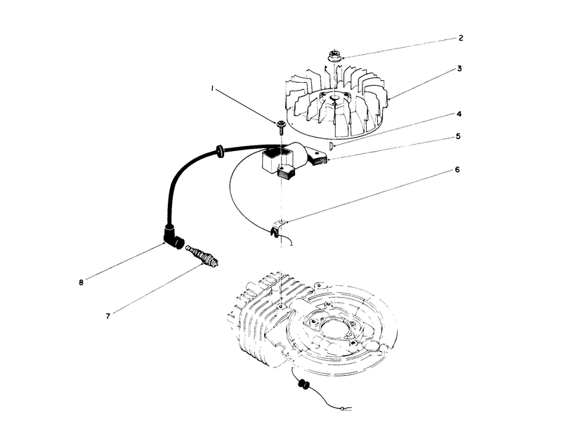 Flywheel and Magneto Assembly