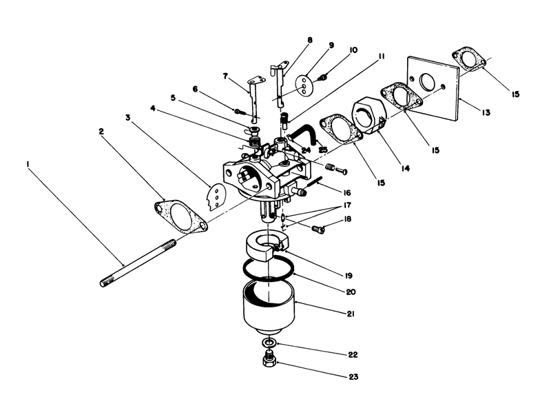 Carburetor Assembly model No 47pn2 1