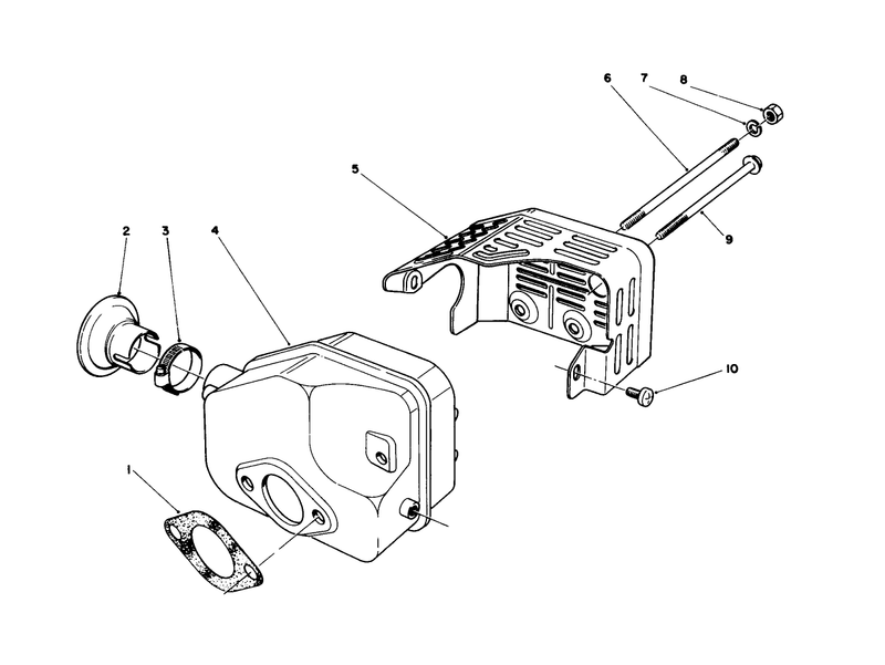 Muffler Assembly model No 47pn2 1