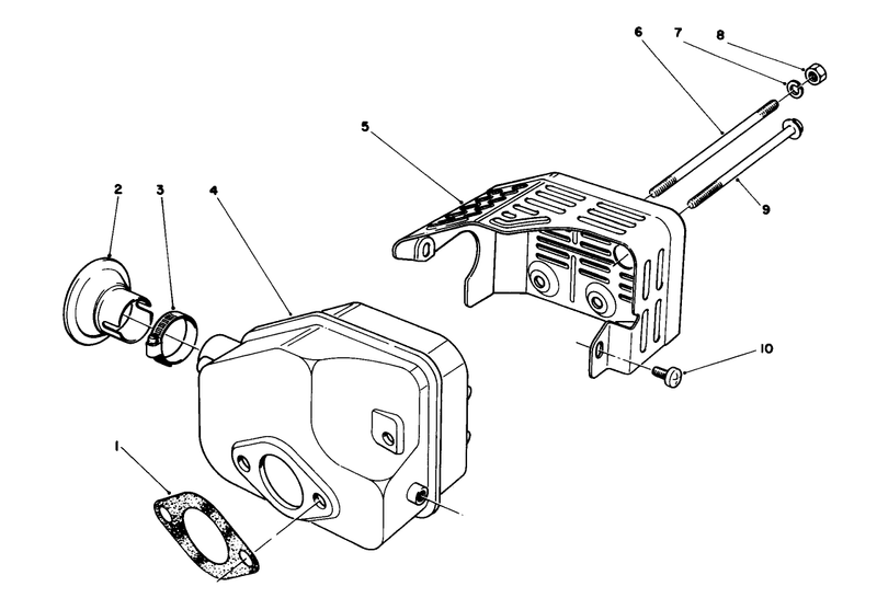 Muffler Assembly model No 47pg6