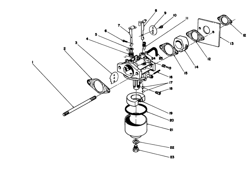 Carburetor Assembly model No 47ph 7
