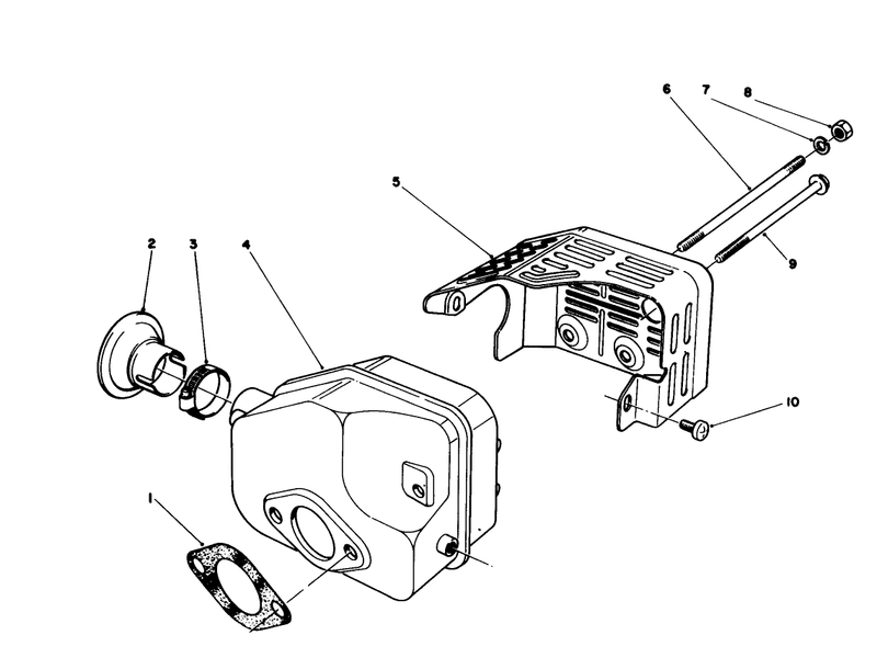 Muffler Assembly model No 47ph 7