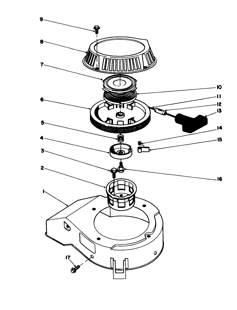 Recoil Assembly model No 47ph 7