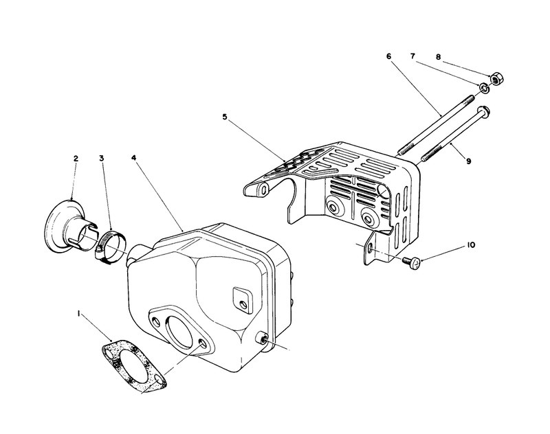 Muffler Assembly model No 47pk9