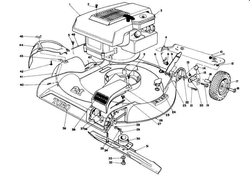 Housing And Engine Assembly