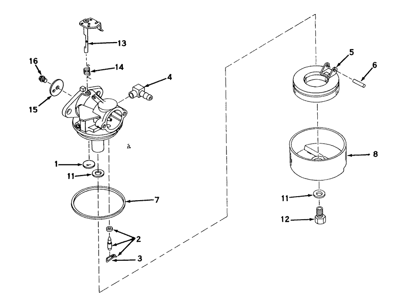 Carburetor No 631612