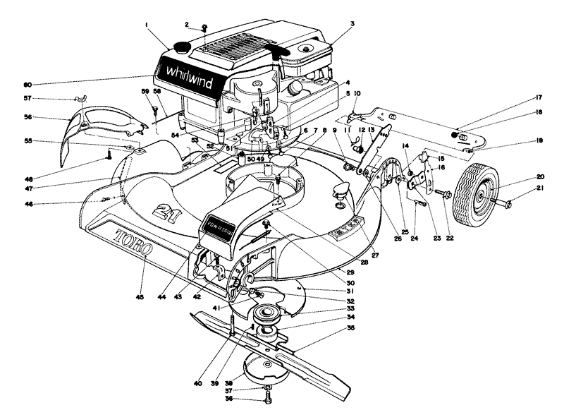 Housing And Engine Assembly Model 16273