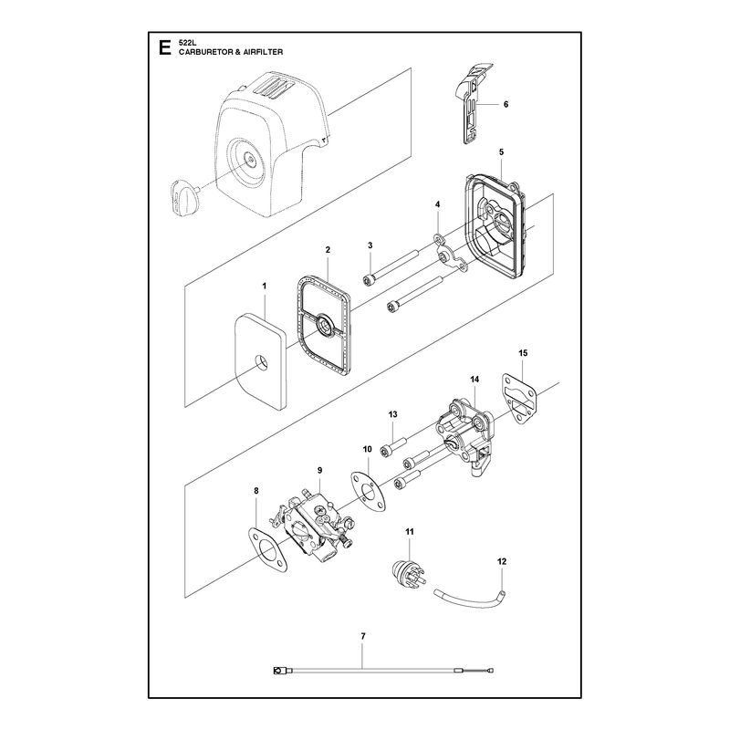 CARBURETOR AND AIR FILTER