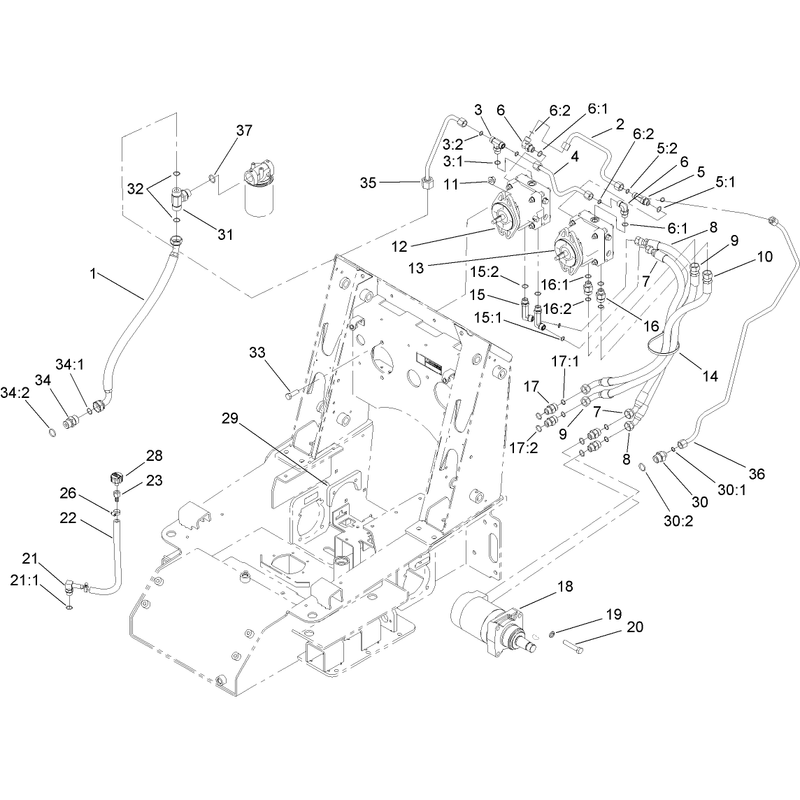 Traction Hydraulic Assembly