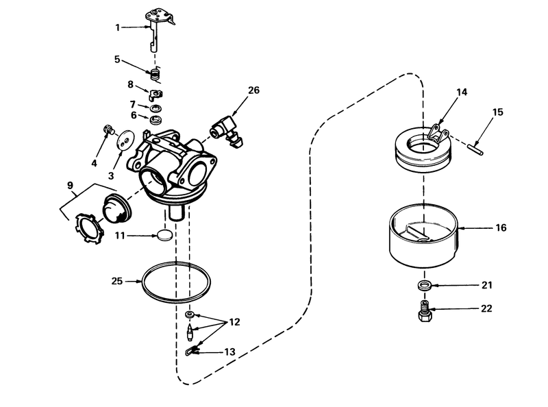 Carburetor No 632050
