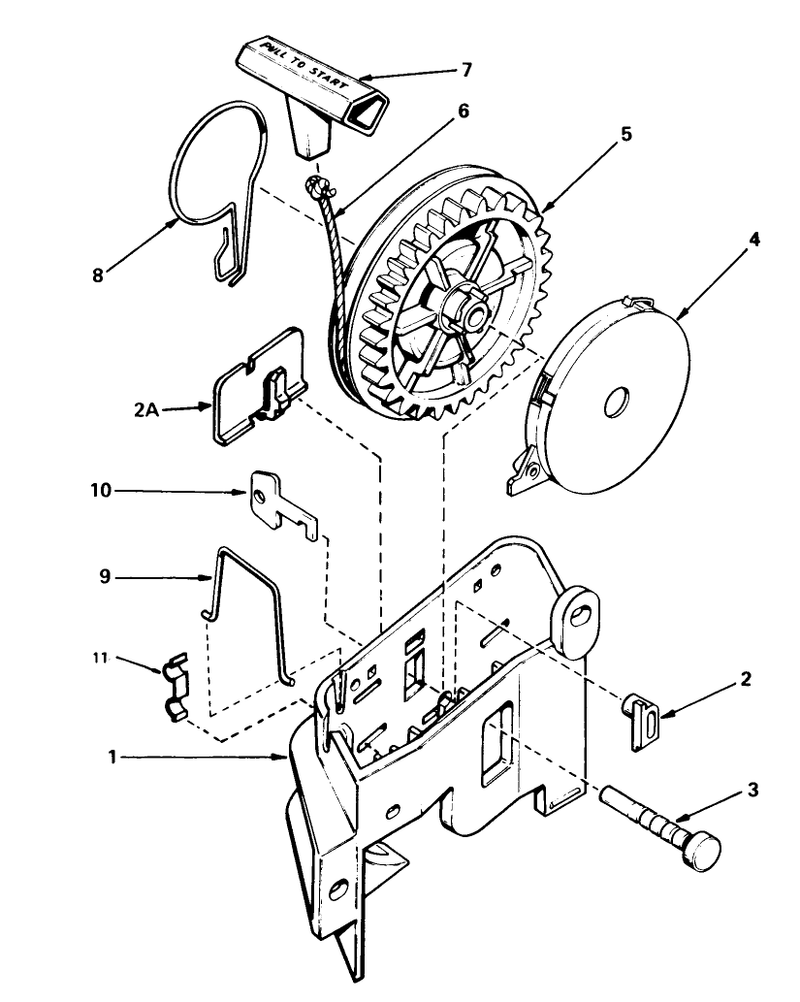 Rewind Starter No 590531