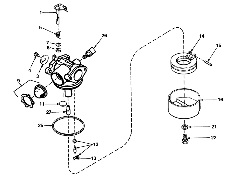 Carburetor No 632050a