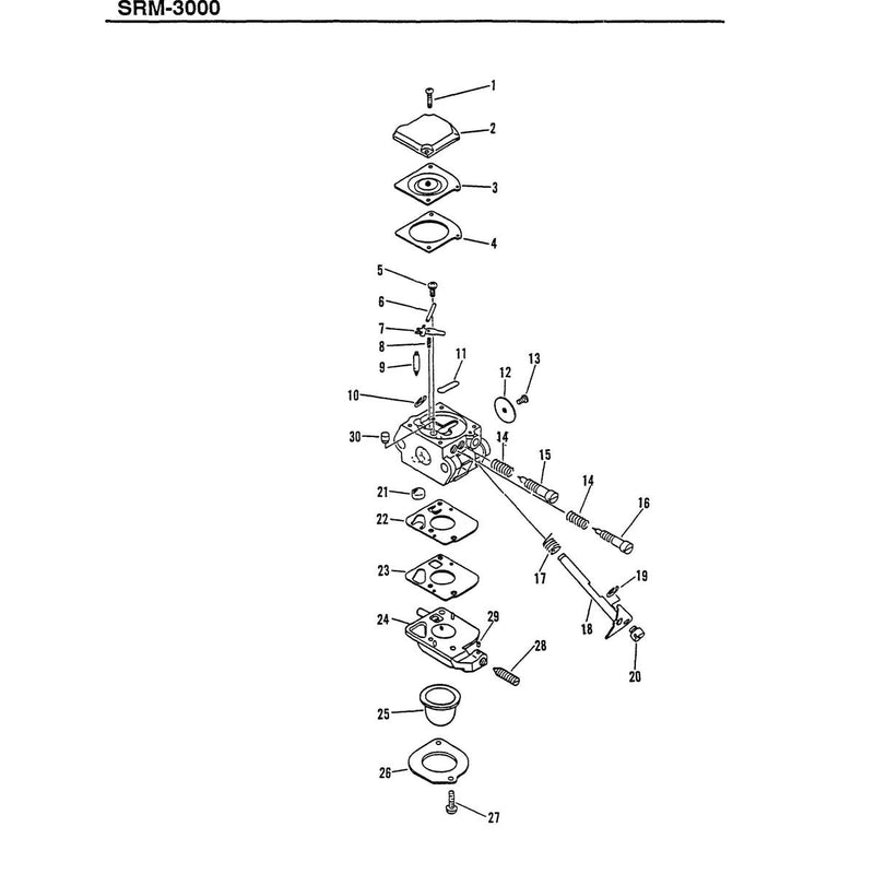 Carburetor C1U-K21A Includes The Following Items