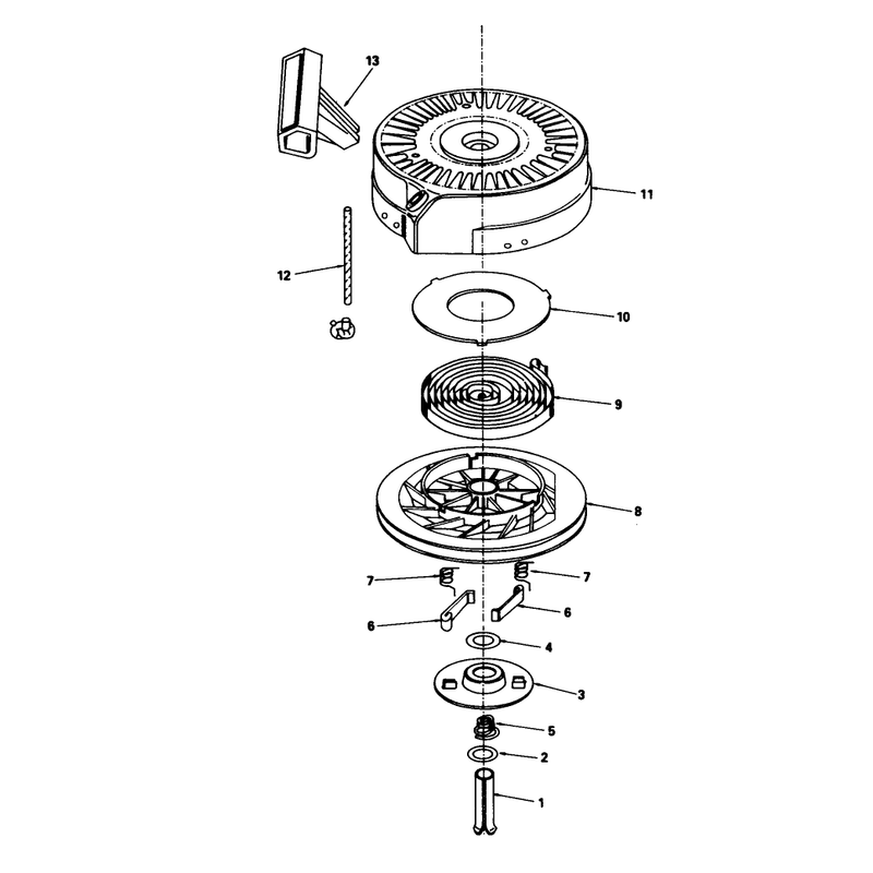 Rewind Starter N0-590635