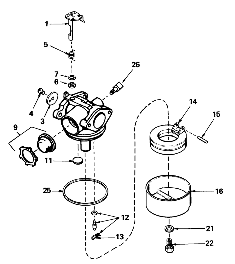 Carburetor No 632098