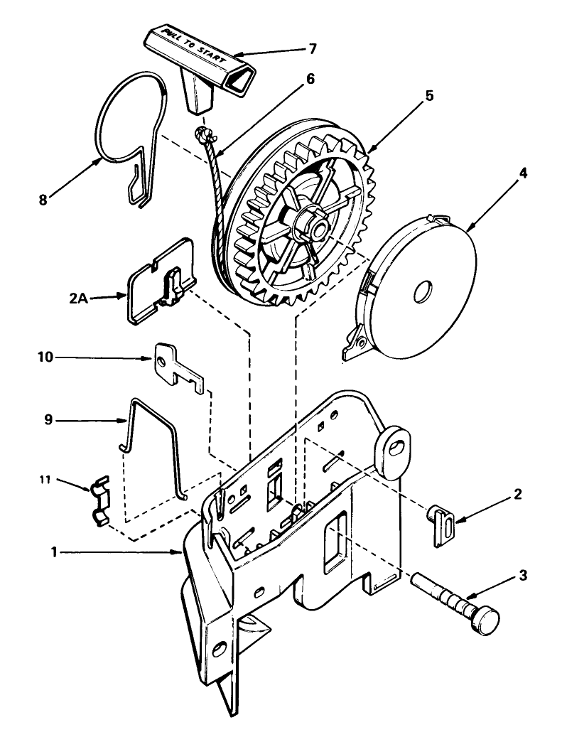 Rewind Starter No 590531
