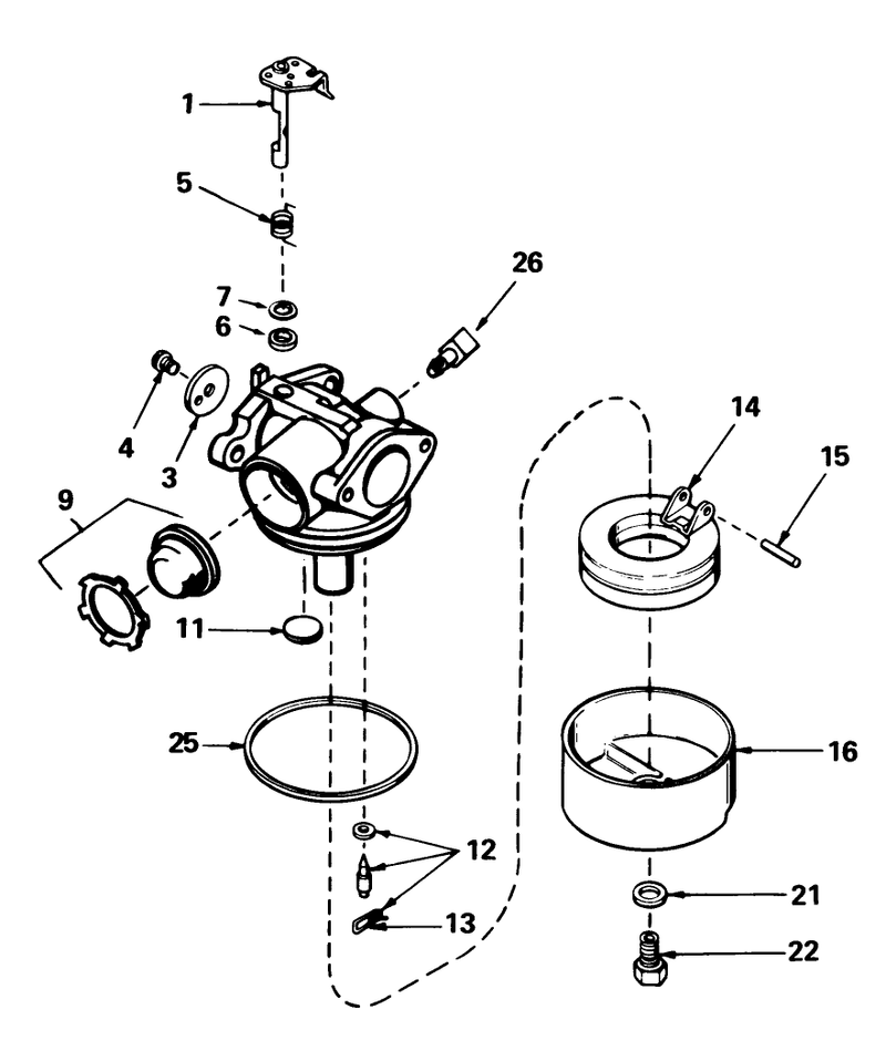 Carburetor No 632098