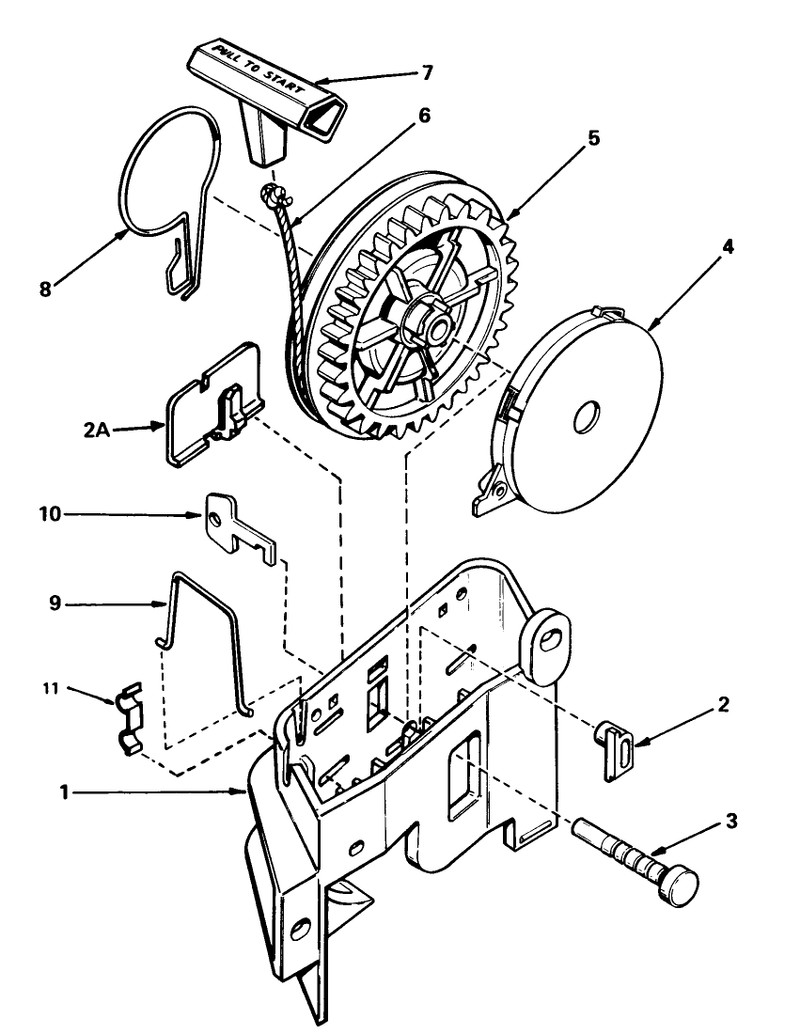 Rewind Starter N0 590531