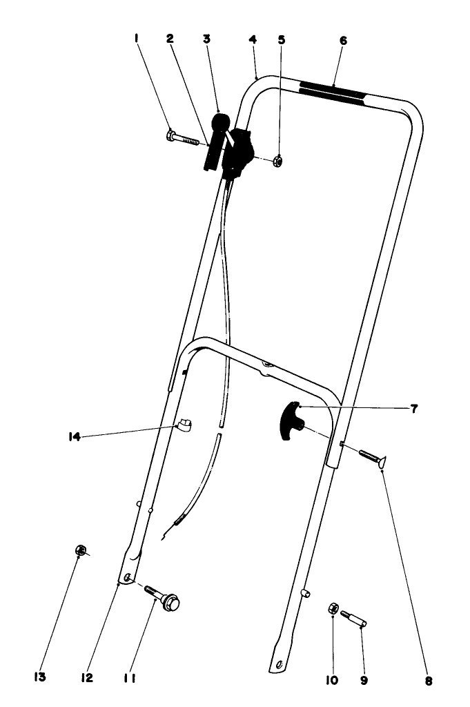 Handle Assembly Model 16360 And 16370