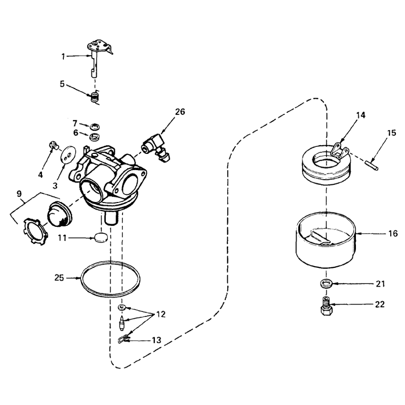 Carburetor No 632050