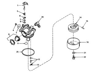 Carburetor No 632050