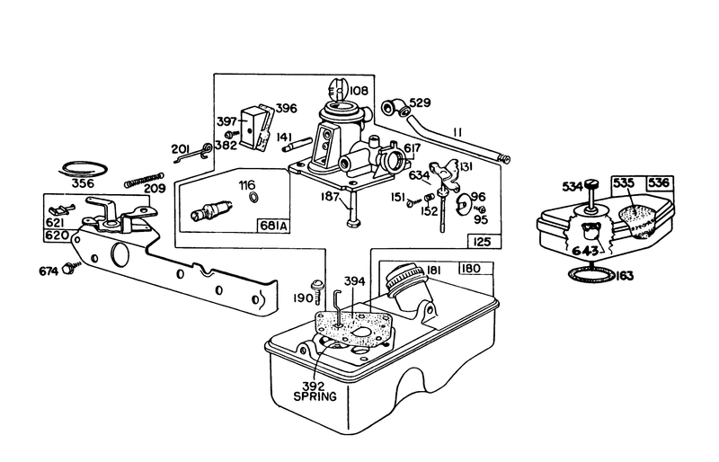 Carburetor Assembly Model 93508 0193 02