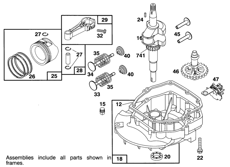 Engine Briggs and Stratton Model 122702 3171 01