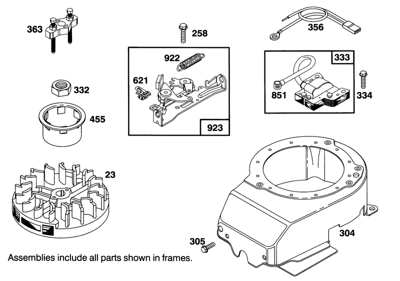 Engine Briggs and Stratton Model 122702 3171 01