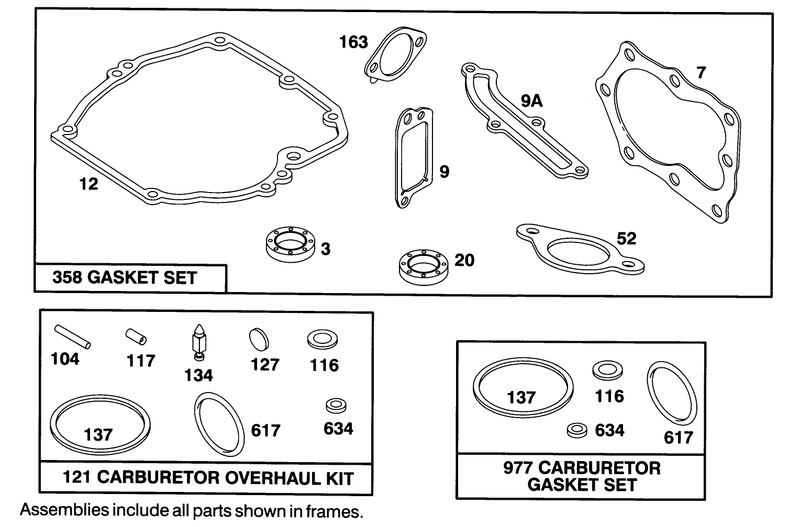 Engine Briggs and Stratton Model 122702 3171 01