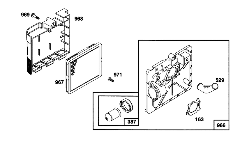 Engine Briggs and Stratton Model 127702 0645 01