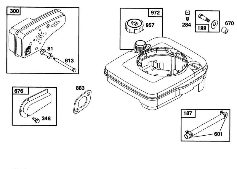 Engine Briggs and Stratton Model 127702 0645 01