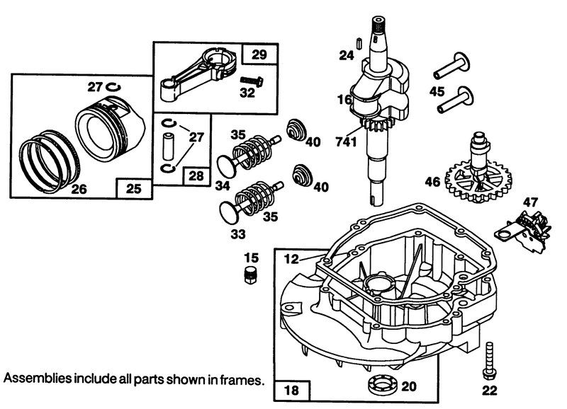 Engine Briggs and Stratton Model 122702 3171 01