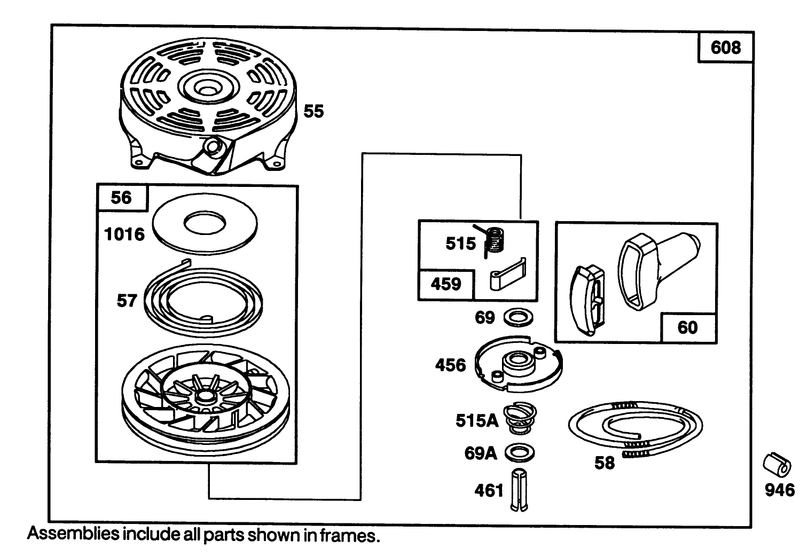 Engine Briggs and Stratton Model 122702 3171 01