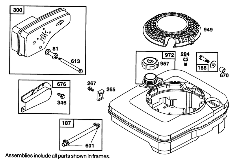 Engine Briggs and Stratton Model 122702 3171 O1