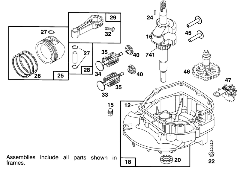 Engine Briggs and Stratton Model 122702 3171 01