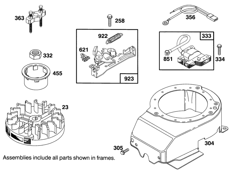 Engine Briggs and Stratton Model 122702 3171 01