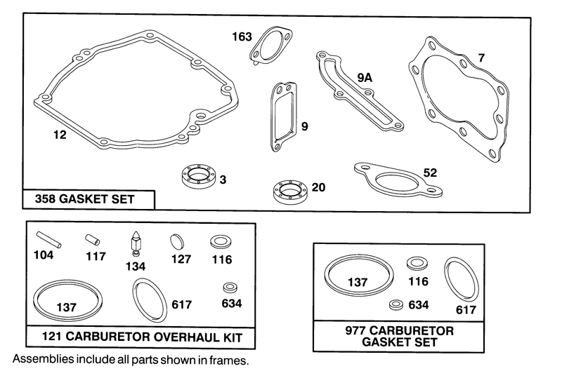 Engine Briggs and Stratton Model 122702 3171 01