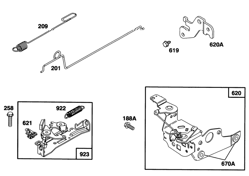Engine Briggs and Stratton Model 127702 0645 01