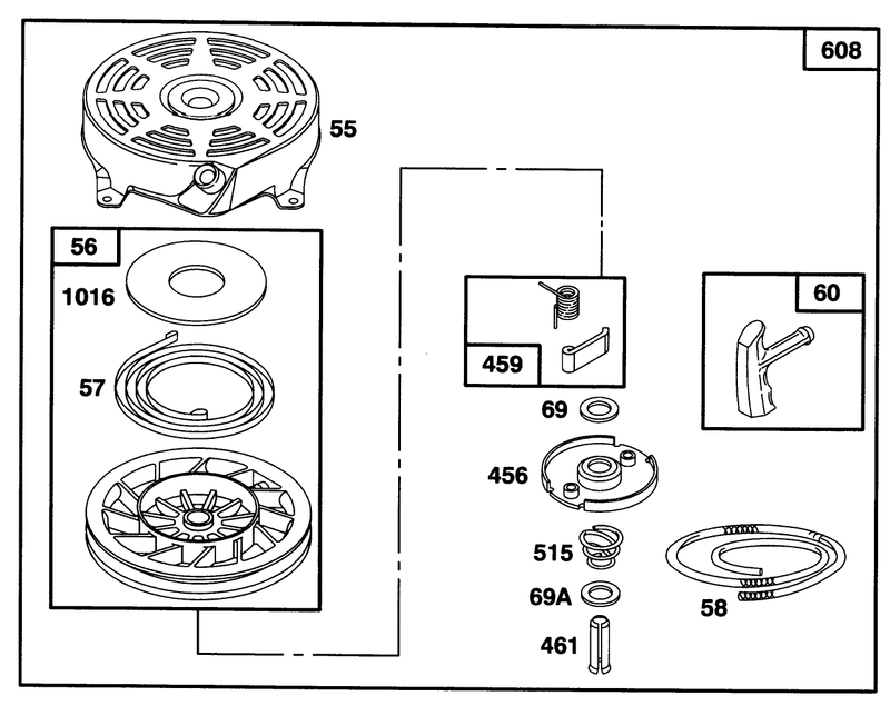Engine Briggs and Stratton Model 127702 0645 01