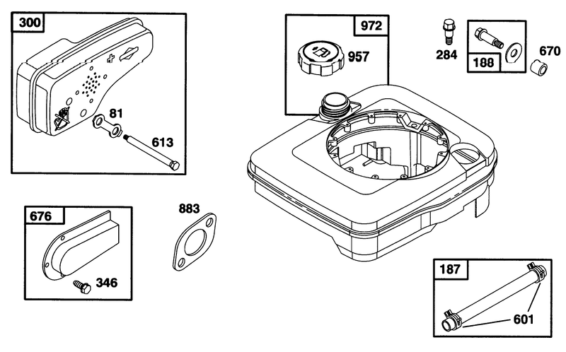 Engine Briggs and Stratton Model 127702 0645 01