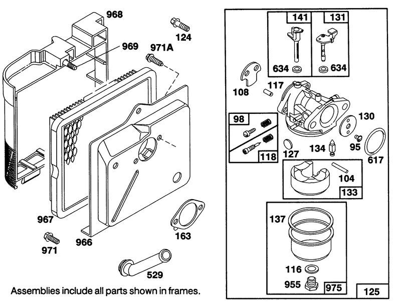 Engine Briggs and Stratton Model 122707 3187 01