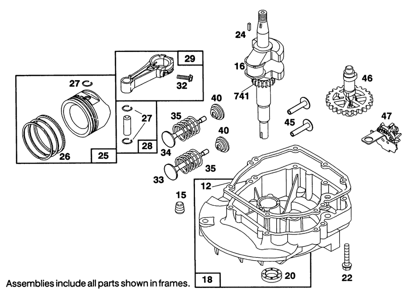 Engine Briggs and Stratton Model 122707 3187 01